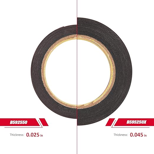 3M Double Sided Mounting Tape Heavy Duty 0.5" x 15.4 Ft 2 Pack Black 5925 | - Image 3
