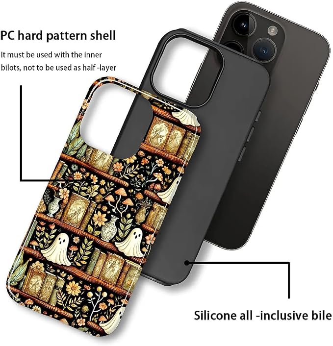 Case for iPhone 14 Pro, Scratch Resistant Hybrid Double Layer Hard - Image 2