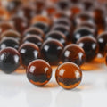 CYS EXCEL Amber Glass Gemstone Vase Filler Aquarium Round Marble Beads by CYSEXCEL%C2%AE