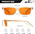 ANYLUV Blue Light Glasses Men Woman, Eye Strain Relief Eye Protection - Image 4