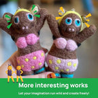 MeowPick DIY Needle Felting Kit, Beginner Wool Felt Craft Set - Image 6