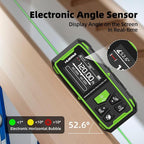 Huepar Dual Laser Measuring Tool, 656Ft Green-Beam Bilateral Digital Laser - Image 7