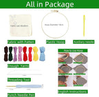 Punch Needle Kit for Beginners, Punch Stitching Kit for Adults, Needle Punch - Image 2