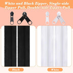42 Yards Black White #5 Nylon Coil Zippers - Image 4