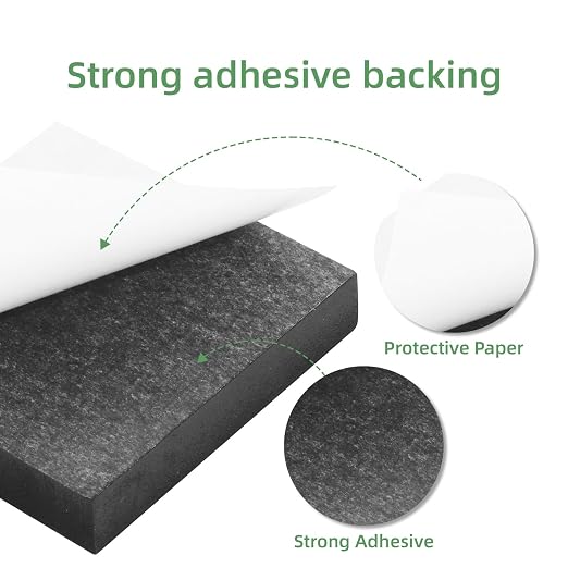8Pcs Black EVA Foam Pad 4in x 4in x 3/4in High Density Closed Cell Foam Sheet - Image 3