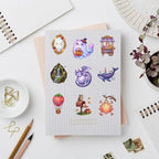 50 PCS PET Magic Witch Aesthetic Stickers - Image 3