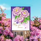 Flowers Clear Stamps and Dies for Card Making Layering Coloring Stencil Set - Image 6