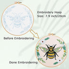 Louise Maelys Bee Embroidery Kit - Image 4