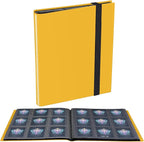 Upgraded 9 Pockets Trading Card Collection Binder, 360 Book Holder Album by JIQEZNL