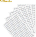 HARFINGTON 5 Sheet/800pcs Rhinestone Adhesive Stickers Self Adhesive Acrylic - Image 3