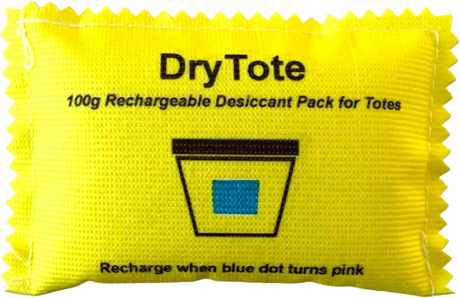 100g Rechargeable Desiccant Pack of 25 - Moisture Absorbing Bag - Silica Gel Desiccant Dehumidifier for Storage Bins and Totes