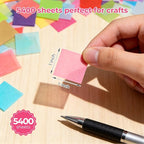 Simetufy 5400 Pcs 1 in Tissue Paper Squares 36 Assorted Colors - Image 3