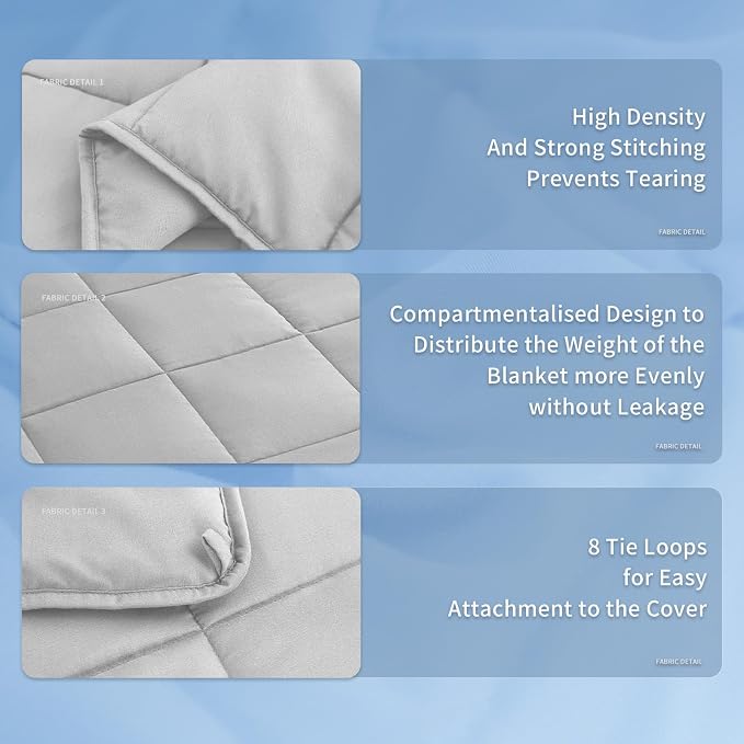 Topcee Weighted Blanket for Adults, Minky Dots Heavy Blanket for Woman - Image 7