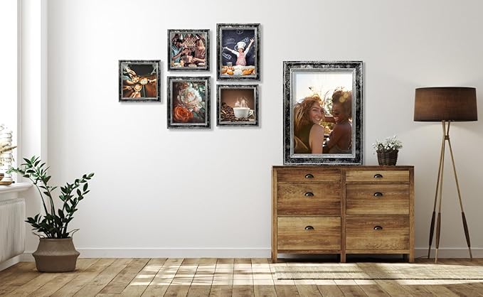20x24 Picture Frame with Real Glass set of 2, Vintage Frames - Image 2