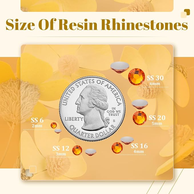 4000PCS 5mm Resin Rhinestones Bulk - Image 3