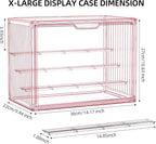 Clear Pink Acrylic Figure Display Case - Image 7