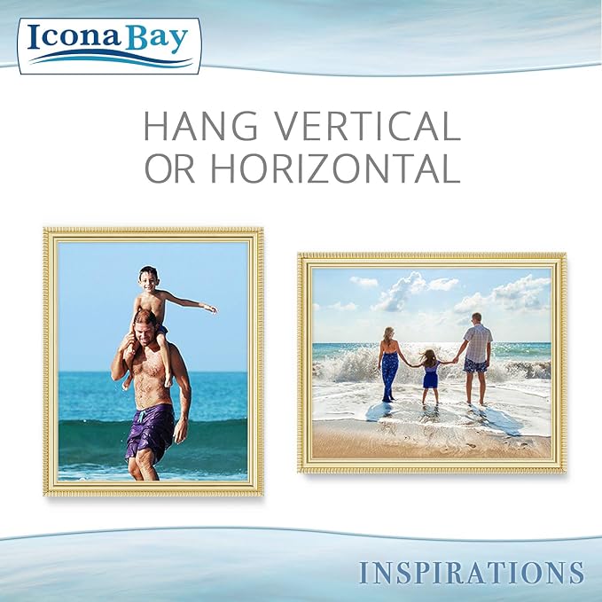 Icona Bay 8x10 Picture Frames, 6 Pack, Contemporary, Inspirations | These Icona - Image 7