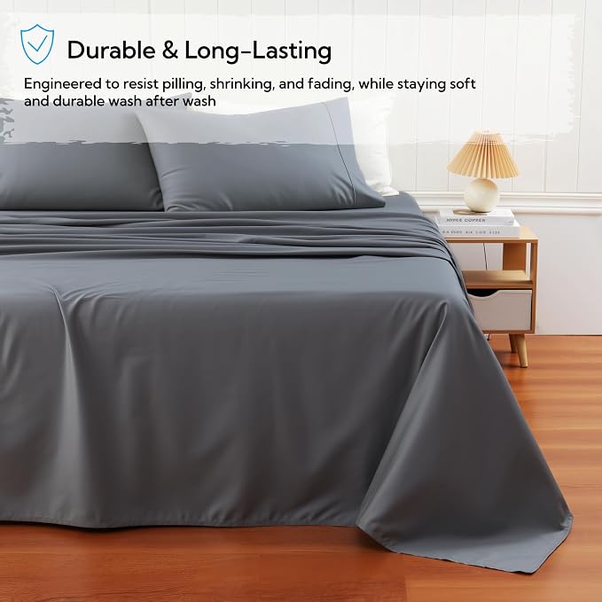 Cotton Flat Sheets Only, 600 TC 100% Cotton Flat Sheet Top Sheet Only, TwinXL - Image 5
