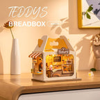 DIY Mini House Building Teddy Miniature Kit Breadbox, Miniverse Lifestyle - Image 2