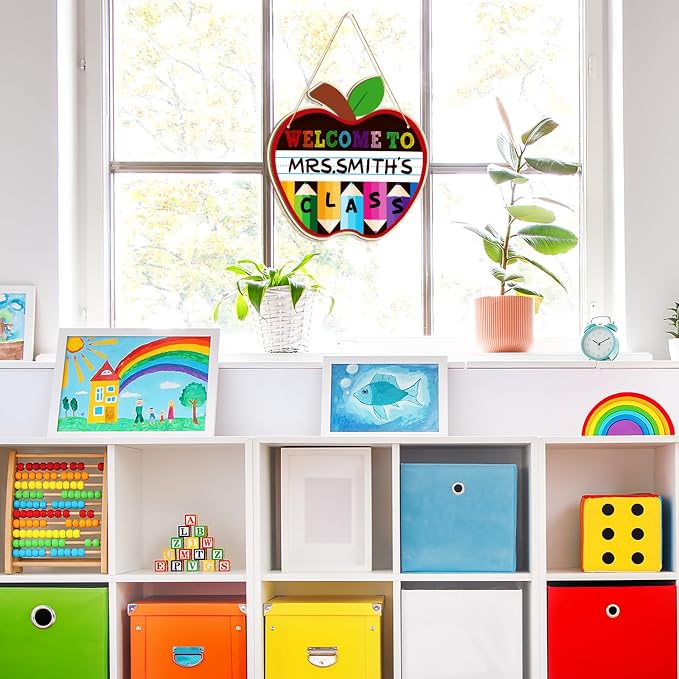 Large Welcome Sign for Classroom Decoration Crafts Hanging to Paint DIY Blank - Image 3
