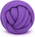 3.53oz Wool Roving: Needle Felting Wool White Roving Wool Felting Supplies Pure by Gipony