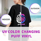 Color Changing Puff Vinyl Heat Transfer, 3D Foaming Heat Transfer Vinyl - Image 2