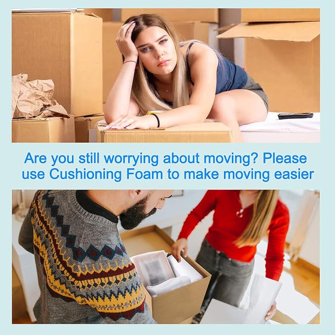 150Pcs Moving Supplies, Foam Pouches to 3 Size | Packing Supplies - Image 7