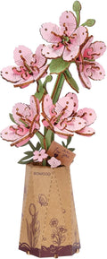 Rowood 3D Puzzles for Adults, DIY Wooden Cherry Blossom Bonsai Tree Botanical by RowoodAssembleArtDecorateLife