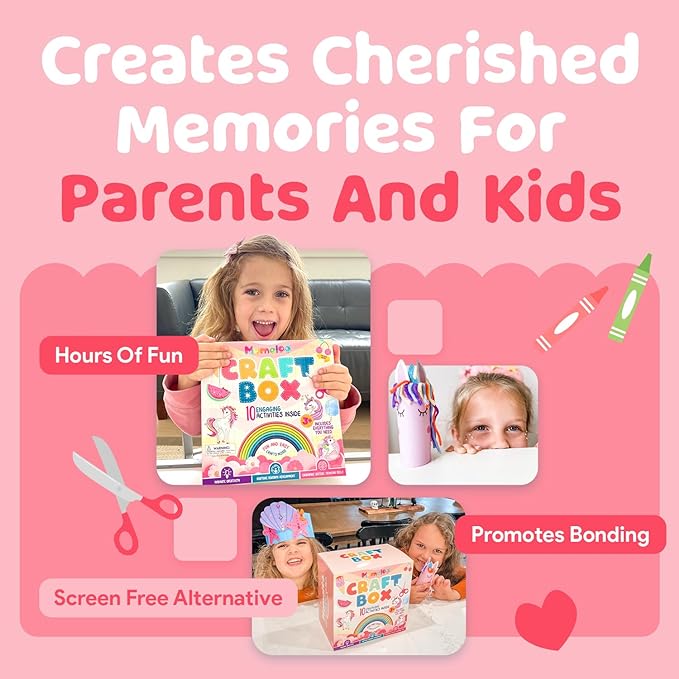Mumaloo Kids Craft Kit – 10 Unicorn & Mermaid Art Projects | No Mess · All - Image 6