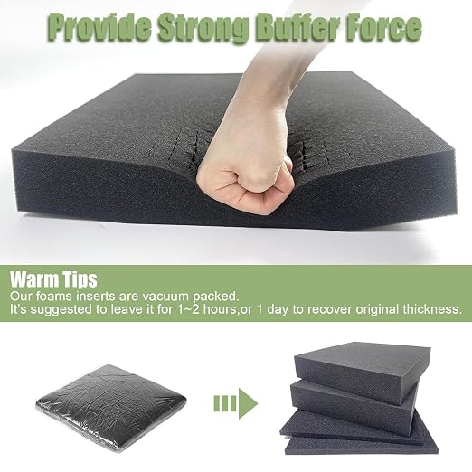 4 Pack Gun Case Foam Inserts - Image 3