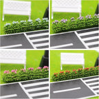 Woohome 6 PCS Static Grass Model Flower Cluster Model Grass Tufts Set - Image 8
