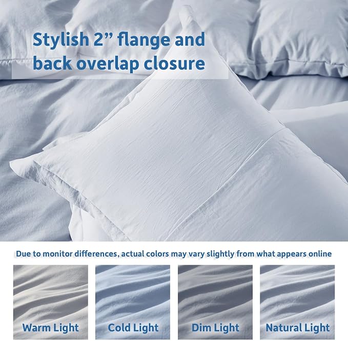 Nestl Ice Blue Duvet Cover Full Size - Image 8