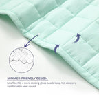 YnM King Size Weighted Blanket for Adults, Exclusive Smallest Compartments - Image 4