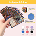900 Count Matte Card Sleeves, 6 Colors Bulk Trading Card Sleeves - Image 3