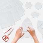 Morcheiong 50 Pcs Felt Fabric Soft Felt Fabric Sheet - Image 4