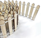 35 Inches Mini Fairy Garden Fence DIY Small Wood Decorative Picket Fence Micro - Image 4