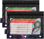 Custom Cheetah Tiger Galaxy Pencil Pouch - Image 2