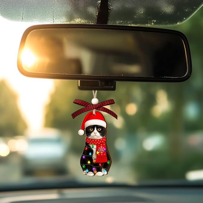 Tuxedo Cat Ornament - Image 6