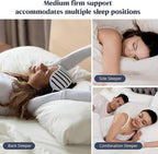 puredown® Goose Feather Down Sleeping Pillows Soft Bed Pillows - Image 4