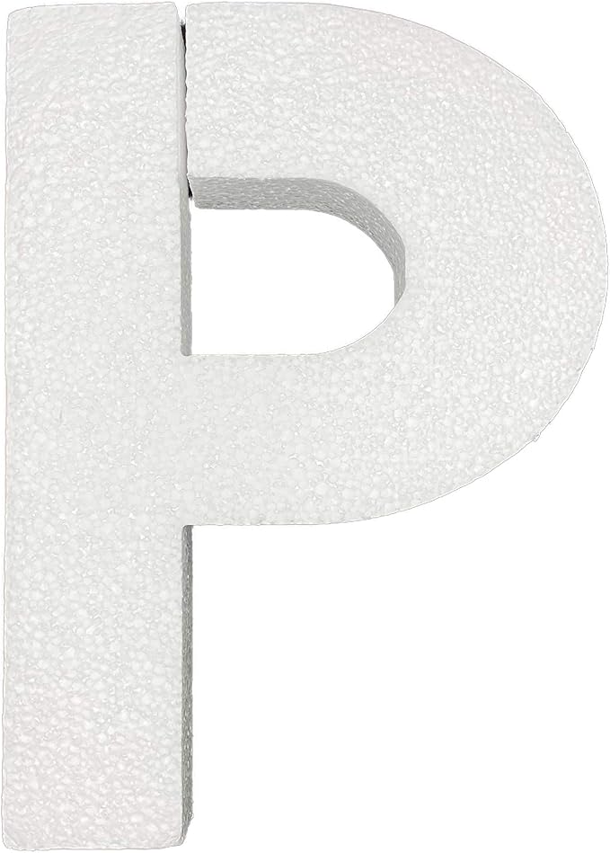 12 Inch Smooth Foam Letters by Crafts+Central