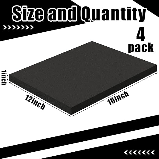 4 Pcs 1" Thick Foam Padding Sheet - Image 2