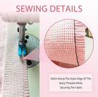 50 Yards Fishbone Rolled Hem Tape Ban Roll Tape - Image 2