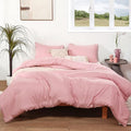 ROSGONIA Pink California King Comforter Set by ROSGONIA