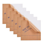 6 PCS White Cast Acrylic Opaque Plastic Sheet 8 x 8 Inch, by MaterialsParts