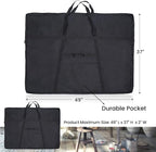 JJRING Extra Large Dacron Waterproof Light Weight Art Portfolio Tote Bag - Image 2