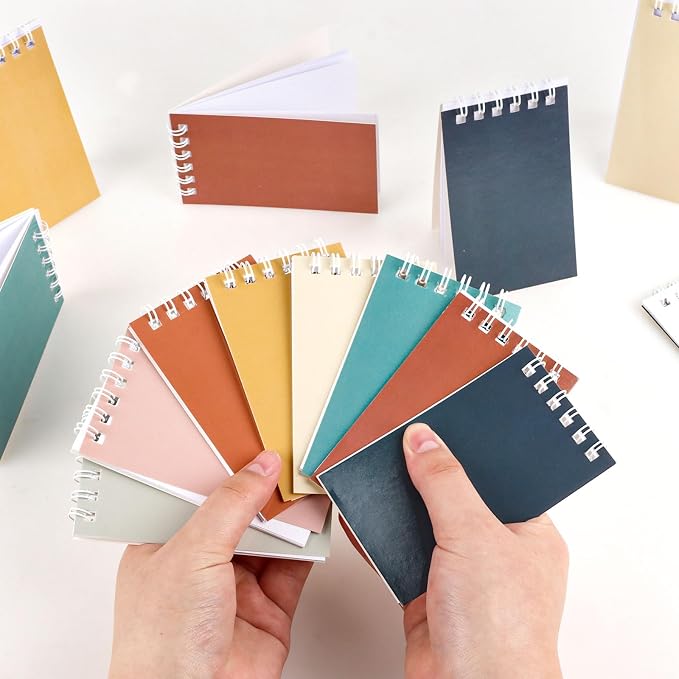 24 Pack Mini Notebooks for Kids Small Spiral Journal Notepads Party Favor | - Image 4