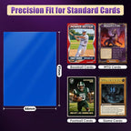 Blue MTG Card Sleeves 200 Pack Matte Trading Card Sleeves Sturdy Card Protector - Image 2
