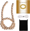 8mm Matte Gold Hematite Bead, 15-Inch Matte Round Loose Stone Beads by THRELE