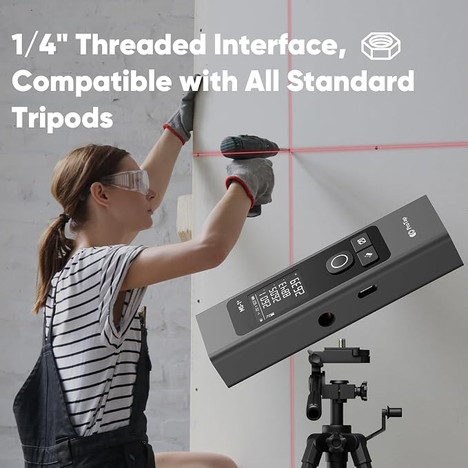 2-in-1 Laser Measure & Line Laser 393 FT - Image 8