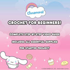 Hello Kitty® and Friends Crochet Kit – Cinnamoroll™ Bag Charm, Sanrio Crochet - Image 5